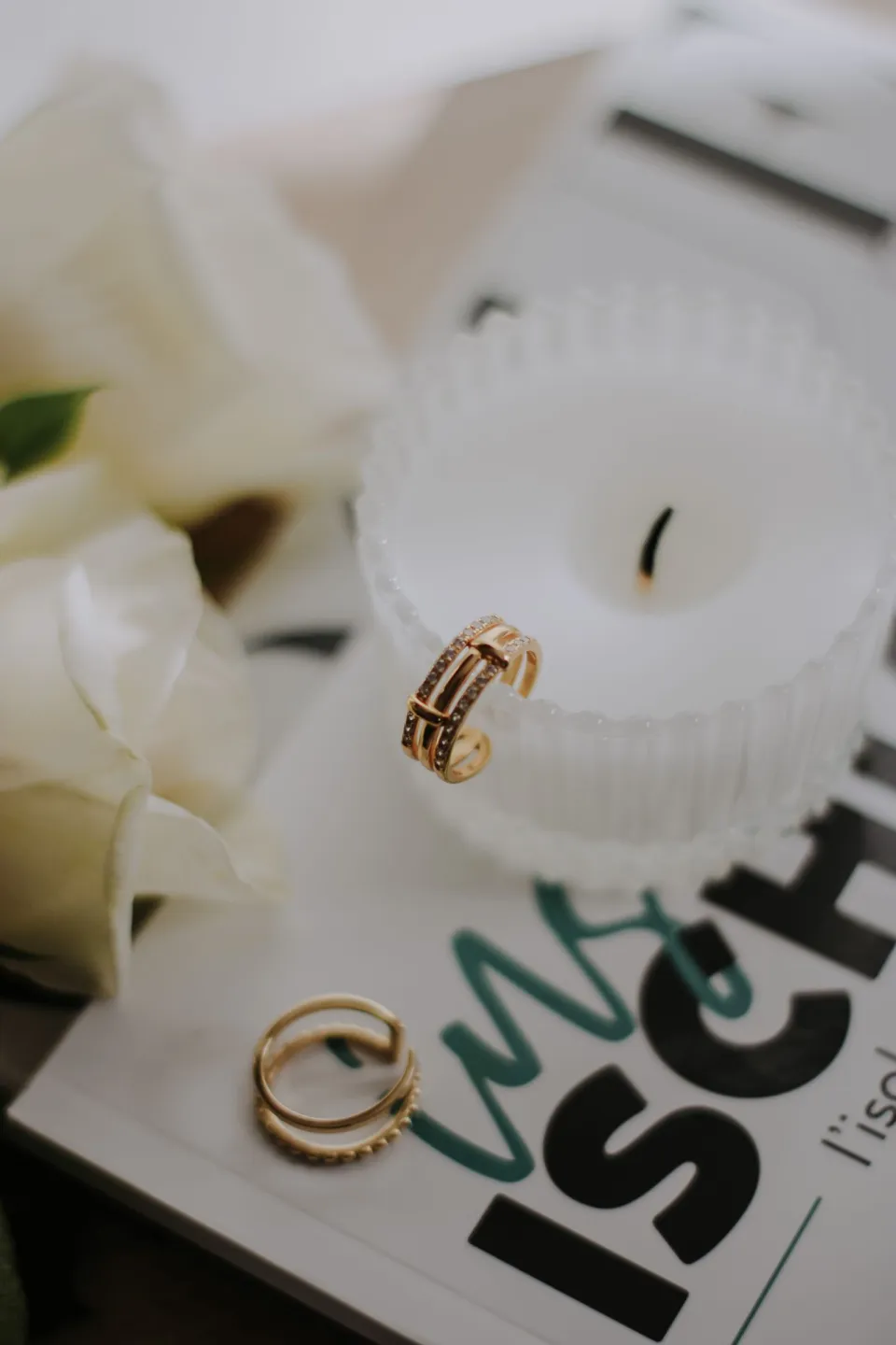 Stackable Gold Rings (Set of 3)