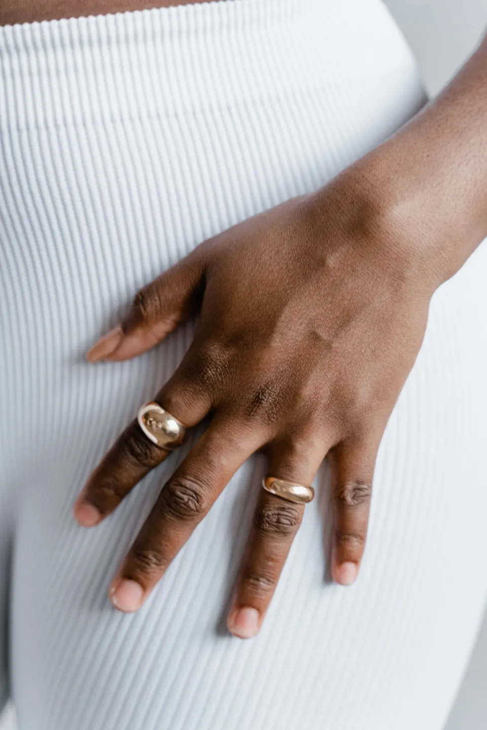Stackable Gold Rings (Set of 3) — styled