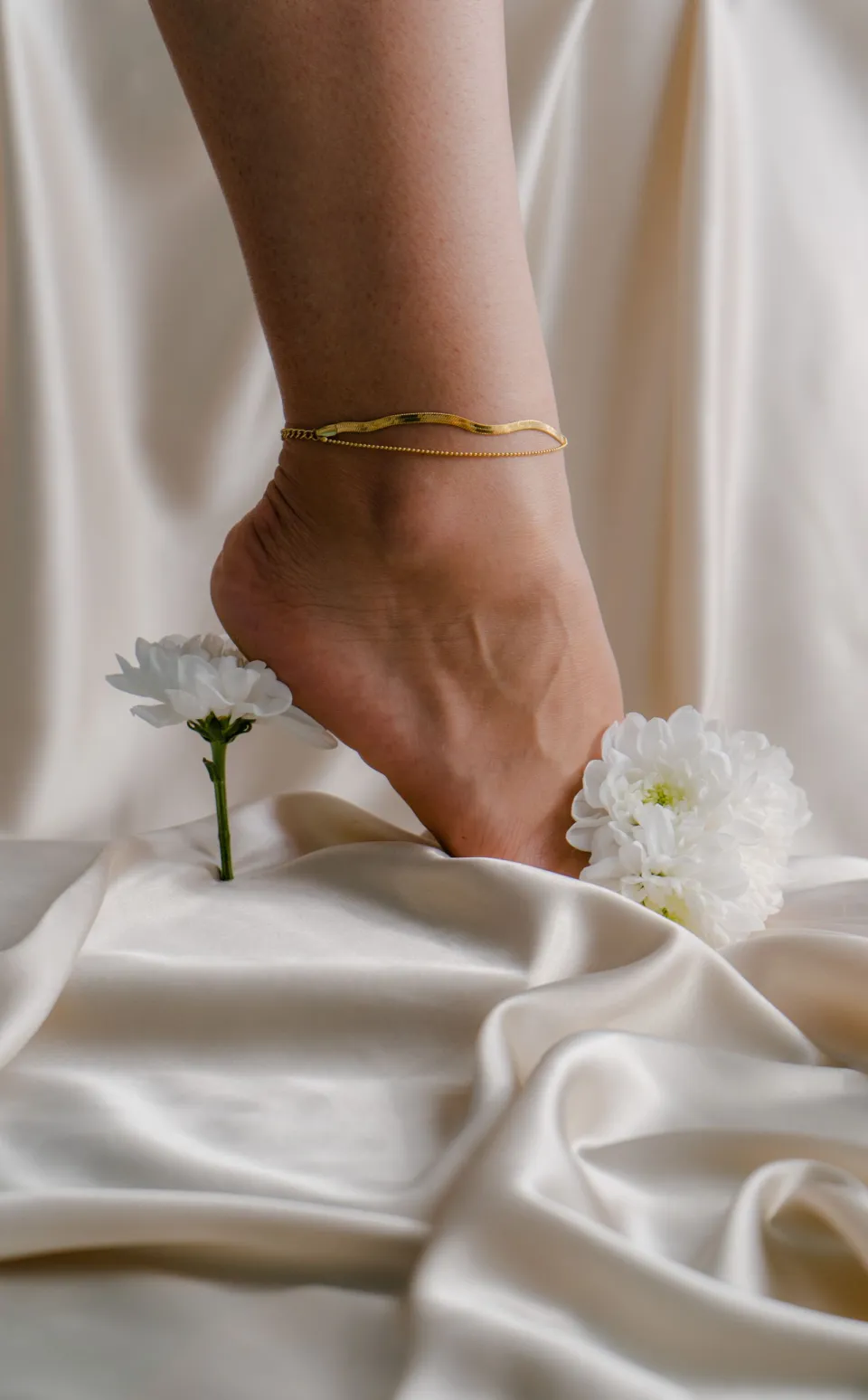 Delicate Gold Chain Anklet