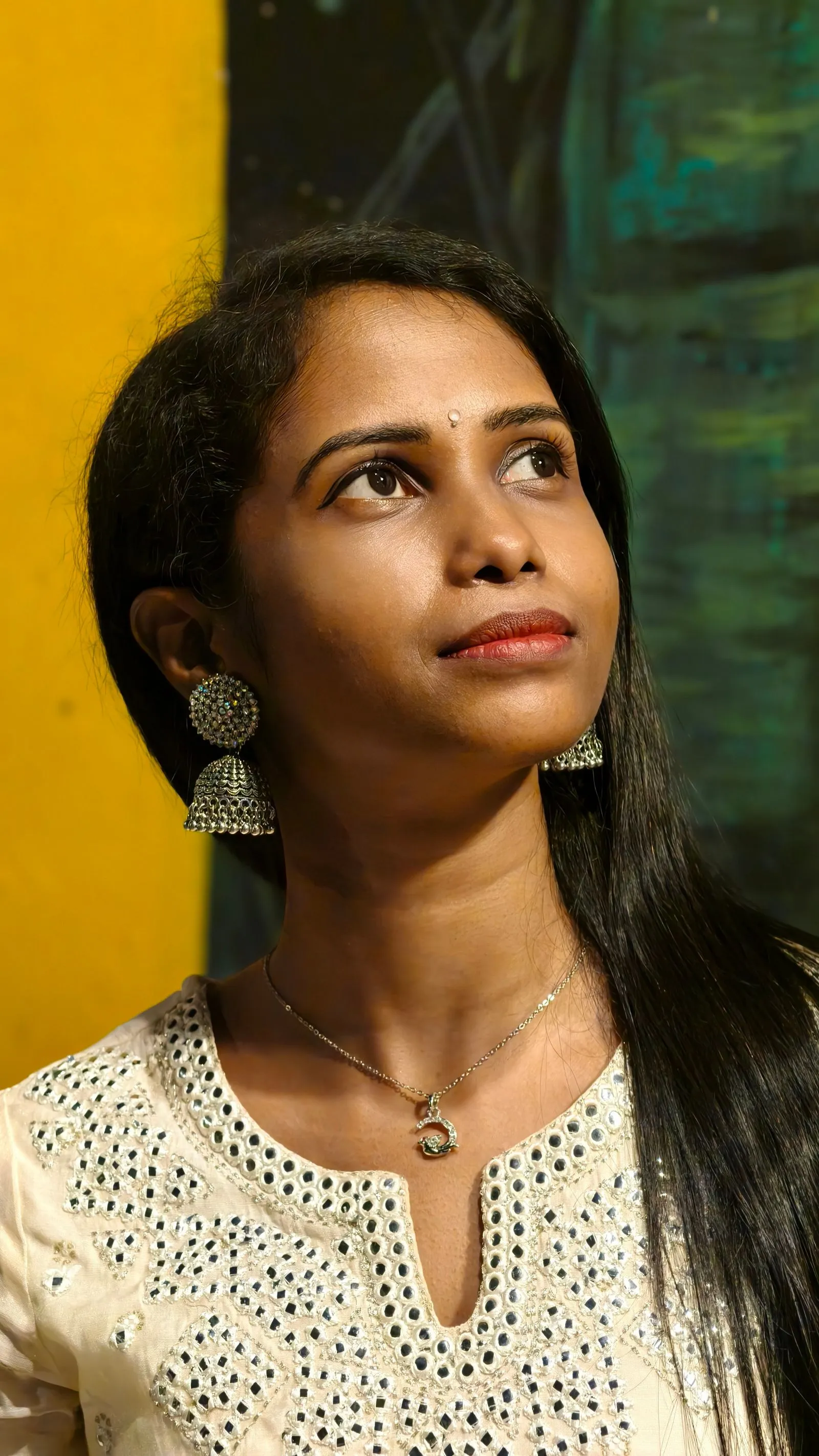 Noor Pearl Drop Jhumkas — styled