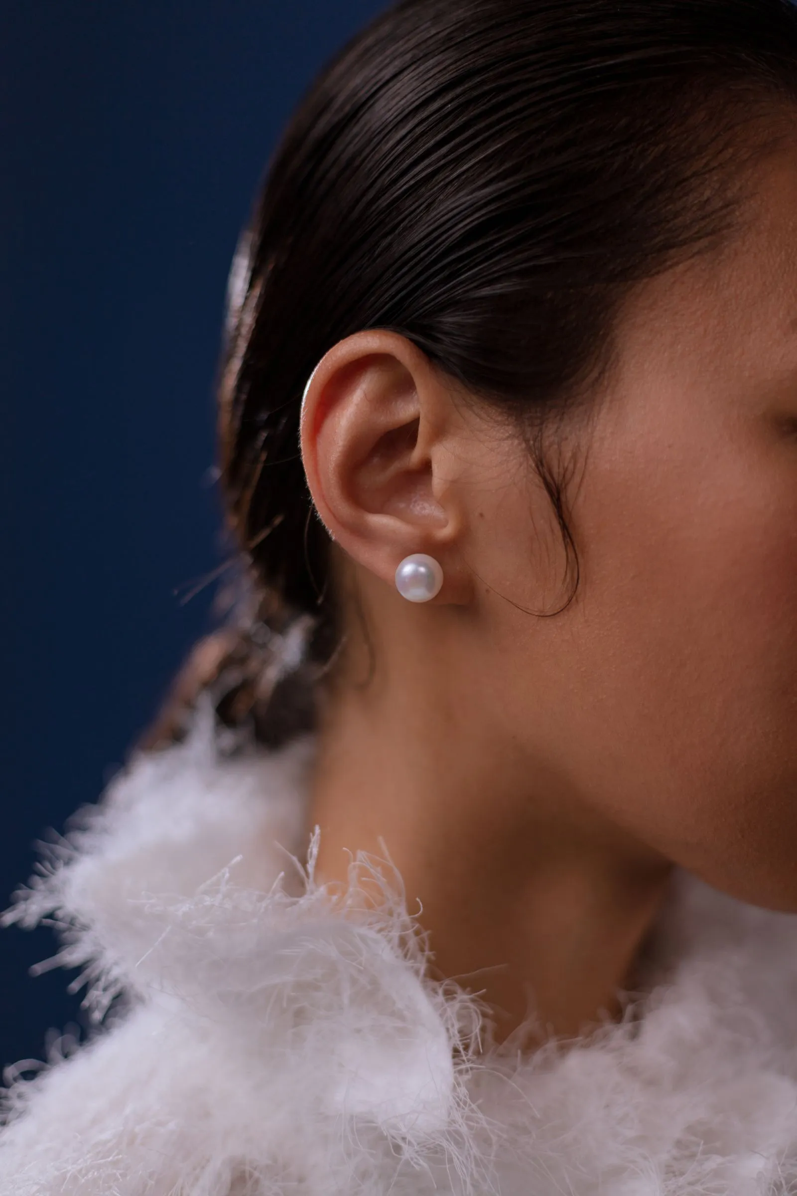 Moti Button Studs — styled