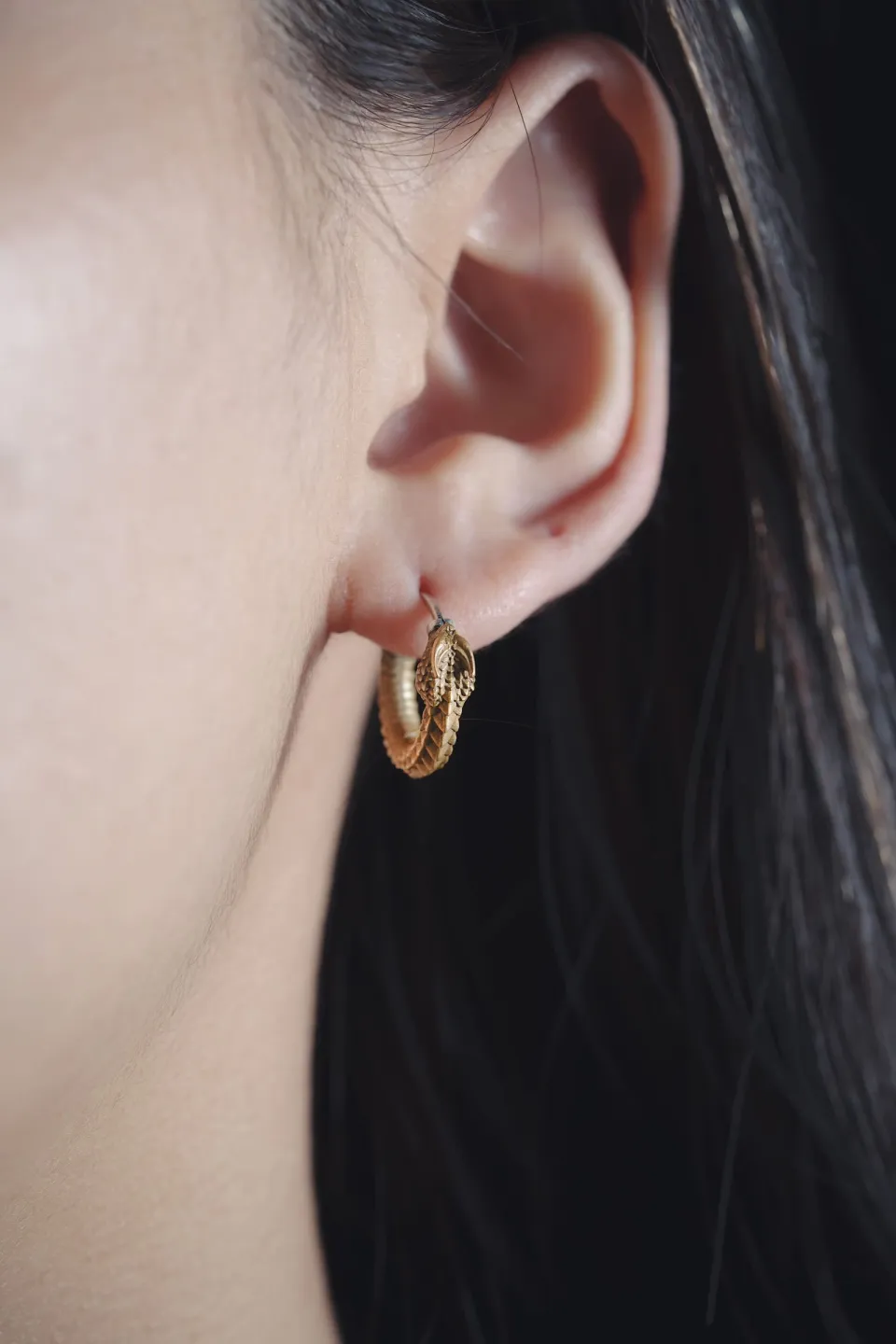 Naagin Serpent Hoops