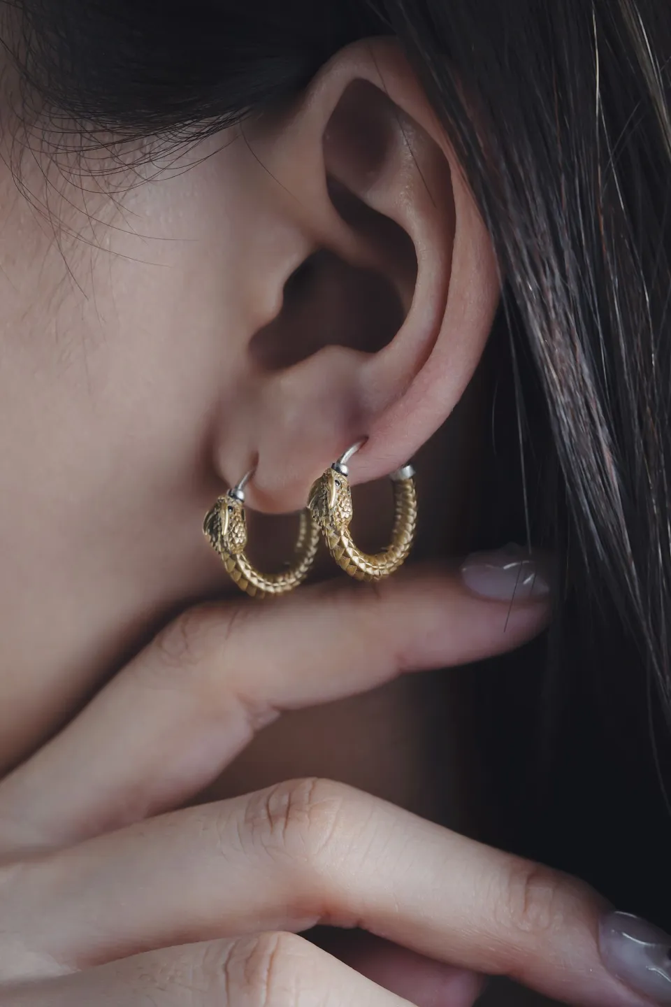 Everyday Gold Hoops — styled