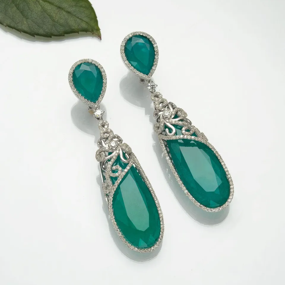 Panna Teardrop Earrings