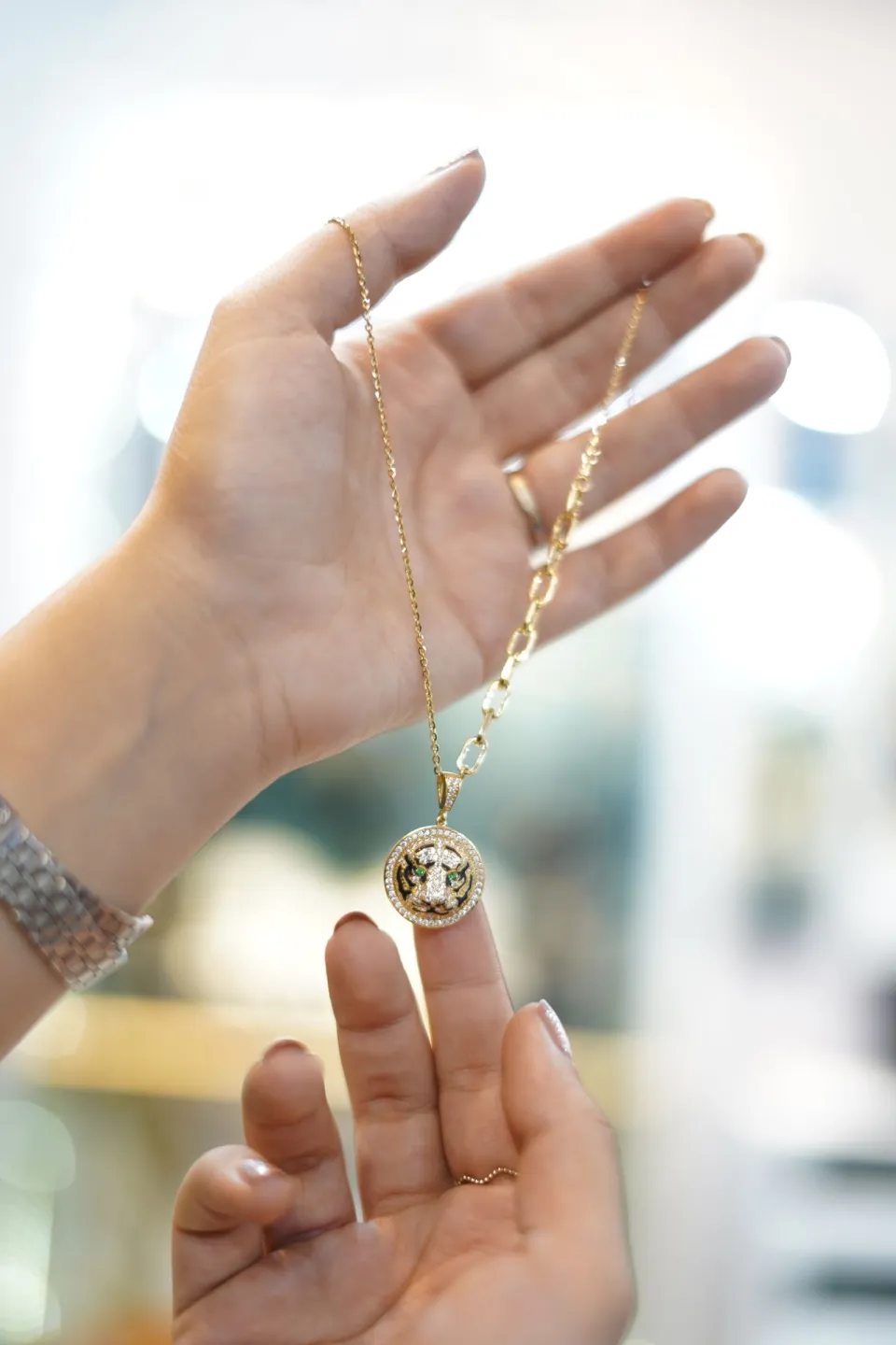 Sikka Medallion Pendant — styled