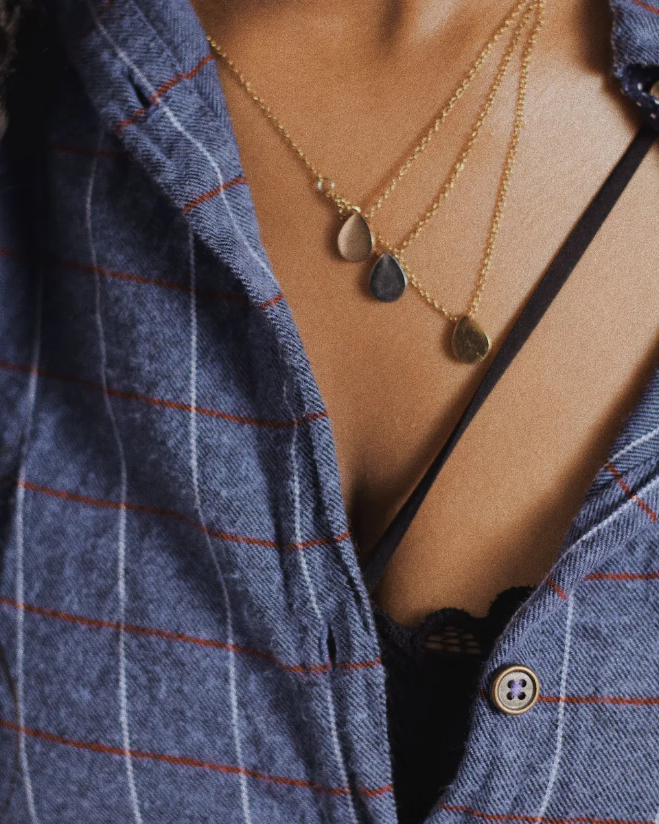 Trio Layered Chain Necklace